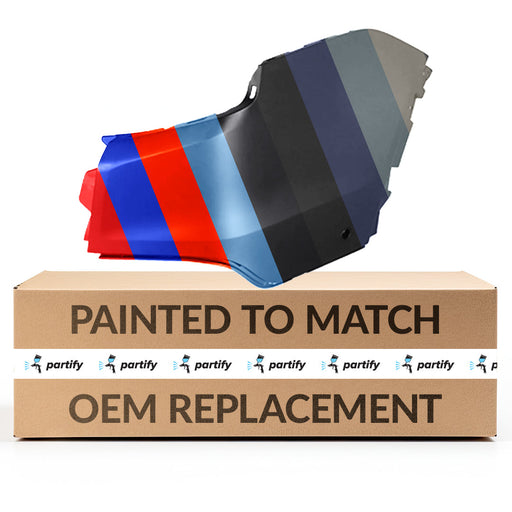 2017-2019 Cadillac XT5 Base/Luxury/Platinum/Premium/Premium Luxury Rear Passenger Side Bumper W/Parallel Park Assist - GM1117107-Partify-Painted-Replacement-Body-Parts