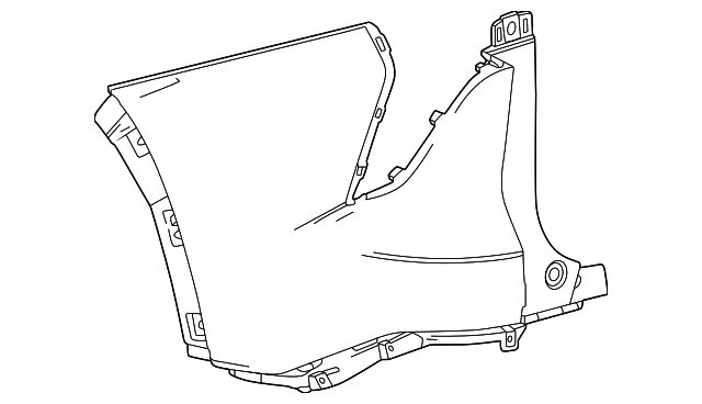 Chevrolet Traverse LS/LT/Z71 Rear Bumper LS - GM1117126