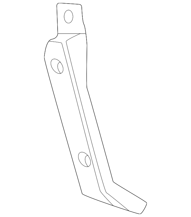 Chevrolet Equinox Side Bracket Front Bumper Support - GM1142151