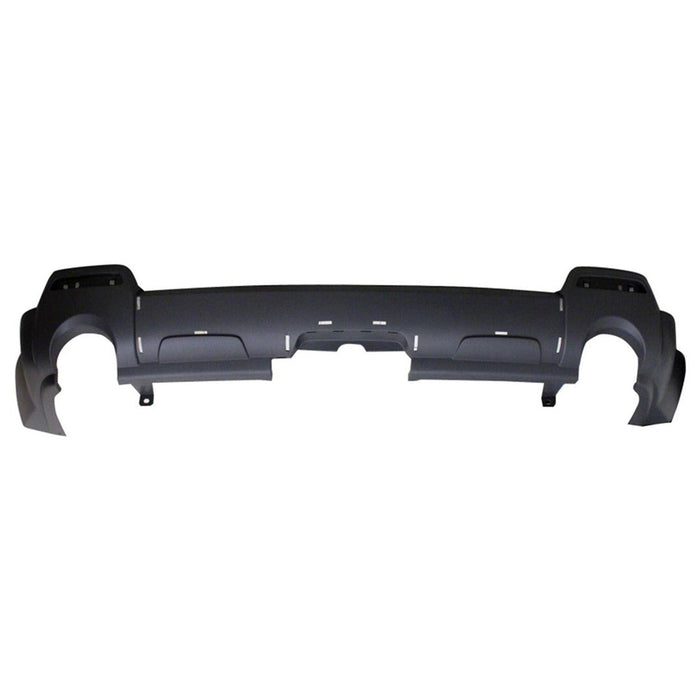 2010-2015 CAPA Certified GMC Terrain Rear Bumper Valance/Grille Kit W/Dual Exh W/Chrome Pkg Panel - GM1195114C-Partify-Painted-Replacement-Body-Parts