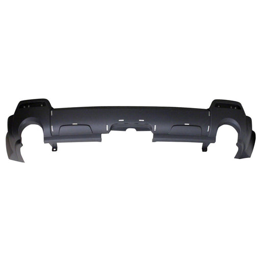 2010-2015 CAPA Certified GMC Terrain Rear Bumper Valance/Grille Kit W/Dual Exh W/Chrome Pkg Panel - GM1195114C-Partify-Painted-Replacement-Body-Parts