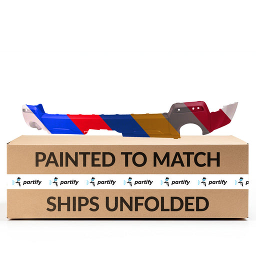 2010-2015 GMC Terrain CAPA Certified Rear Bumper Valance W/Dual Exh W/O Chrome Pkg Panel - GM1195115C-Partify-Painted-Replacement-Body-Parts