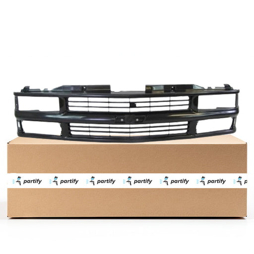 1994-2000 Chevrolet Blazer/Tahoe Base/Limited/LS/LT/Z71/Base/Silverado CAPA Certified Grille W/Composite Lamps Black Assembly - GM1200239C-Partify-Painted-Replacement-Body-Parts