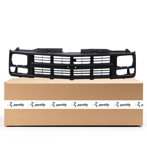 1994-2000 Chevrolet Blazer/C1500/C1500 Suburban/C2500/C2500 Suburban/C3500/K1500/K1500 Suburban/K2500/K2500 Suburban/K3500/Tahoe CAPA Certified Grille W/Single Sealed Beam Headlamps Assembly - GM1200358C-Partify-Painted-Replacement-Body-Parts