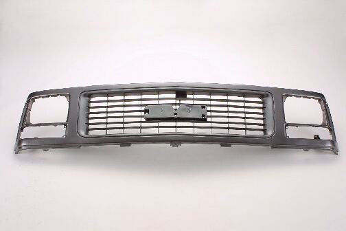 1994-2002 GMC C1500/C2500/C3500/K1500/K2500/K3500/Sierra 1500/Sierra 2500/Sierra 3500/Yukon Grille W/Sealed Beam Headlamps Gray Assembly - GM1200362-Partify-Painted-Replacement-Body-Parts
