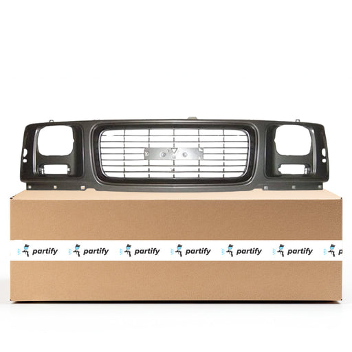1996-2002 GMC Savana 1500 CAPA Certified Grille W/Sealed Beam Headlamps Assembly - GM1200380C-Partify-Painted-Replacement-Body-Parts