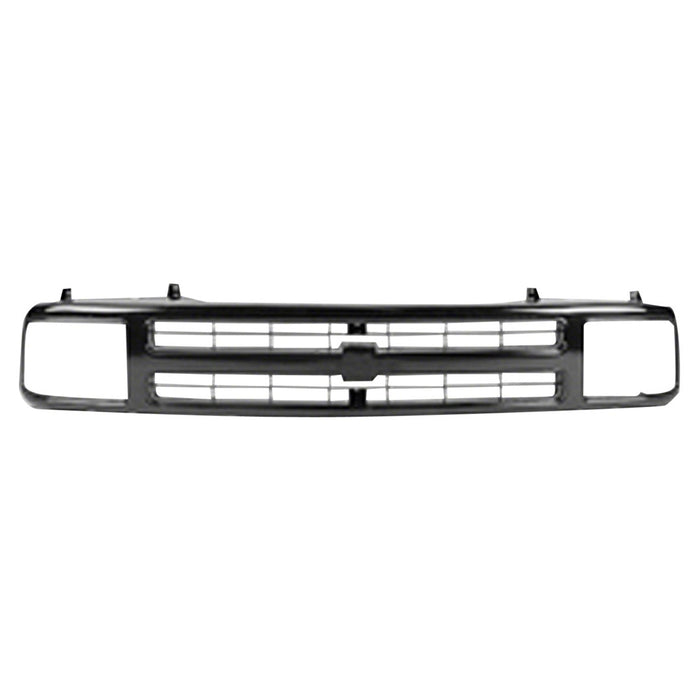 1995-1997 Chevrolet Blazer Grille W/Composite Headlamps Bright & Argent W/O Emblem Assembly - GM1200383-Partify-Painted-Replacement-Body-Parts