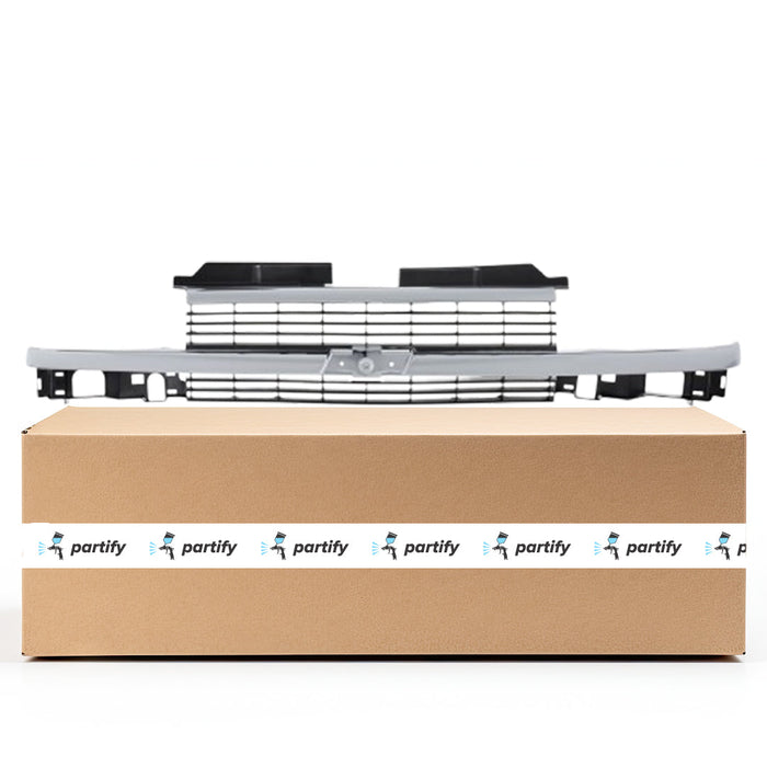 1998-1999 Chevrolet Blazer/S10 LS CAPA Certified Grille Bright Assembly - GM1200397C-Partify-Painted-Replacement-Body-Parts