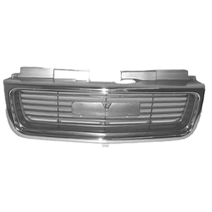 1998-2001 GMC Jimmy/Sonoma SLE/SLE/SLT CAPA Certified Grille Argent Assembly - GM1200422C-Partify-Painted-Replacement-Body-Parts