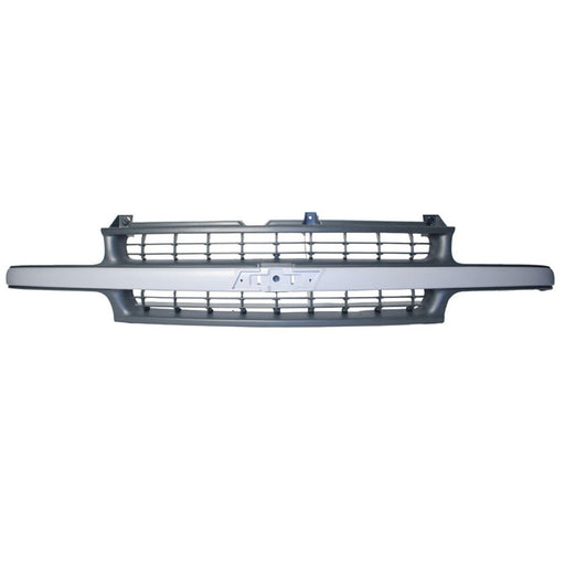 1999-2002 Chevrolet Silverado 1500/Suburban 1500/Suburban 2500/Tahoe Base/Limited/LS/LT Grille Dark Argent Assembly - GM1200425-Partify-Painted-Replacement-Body-Parts