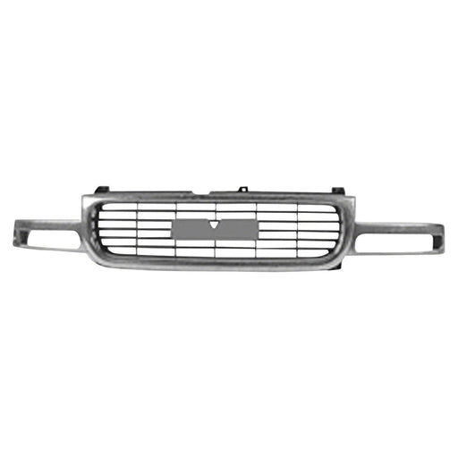 1999-2006 GMC Sierra 1500/Yukon/Yukon XL 1500 Base/Denali/HT/SL/SLE/SLT/WT/SL/SLE/SLT Grille Black Assembly - GM1200430-Partify-Painted-Replacement-Body-Parts