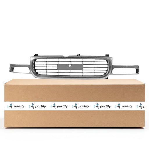 1999-2006 GMC Sierra 1500/Yukon/Yukon XL 1500 Base/Denali/HT/SL/SLE/SLT/WT/SL/SLE/SLT CAPA Certified Grille Black Assembly - GM1200430C-Partify-Painted-Replacement-Body-Parts