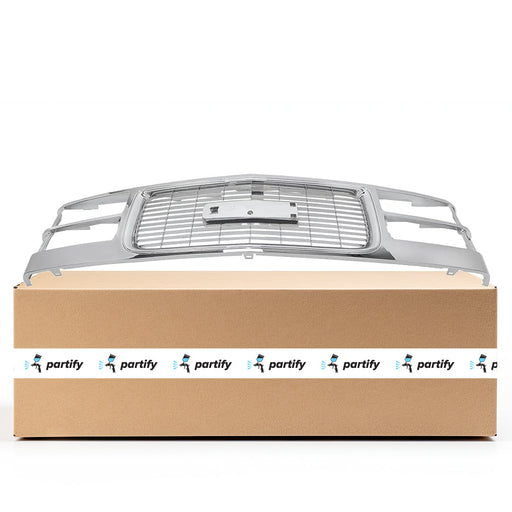1994-2002 GMC C1500/C2500/C3500/K1500/K2500/K3500/Sierra 1500/Sierra 2500/Sierra 3500 CAPA Certified Grille W/Composite Headlamps All Chrome Replacement Design Assembly - GM1200448C-Partify-Painted-Replacement-Body-Parts