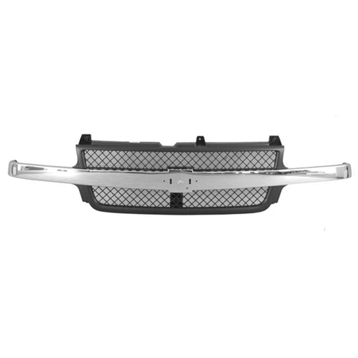 2001-2002 Chevrolet Silverado 2500 HD/3500 Grille Black Assembly - GM1200523-Partify-Painted-Replacement-Body-Parts