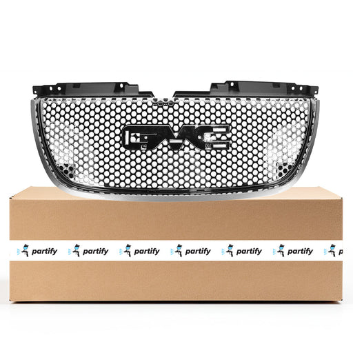 2007-2014 GMC Yukon/Yukon XL 1500 Denali CAPA Certified Grille Assembly - GM1200610C-Partify-Painted-Replacement-Body-Parts