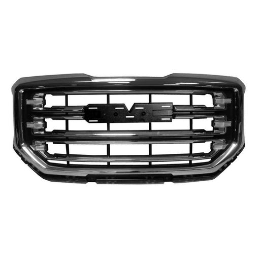 2016-2019 GMC Sierra 1500/1500 Limited SLE/SLE/SLT Grille W/O All Terrain Pkg Chrome Assembly - GM1200743-Partify-Painted-Replacement-Body-Parts
