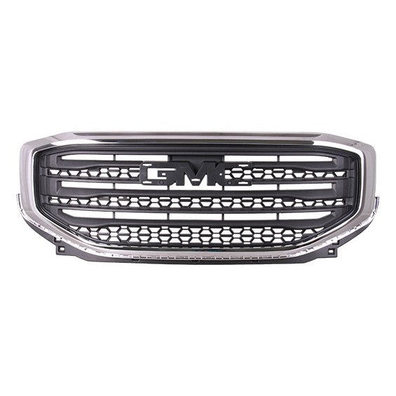 2017-2019 GMC Acadia SL/SLE Grille W/Chrome Surround Assembly - GM1200751-Partify-Painted-Replacement-Body-Parts