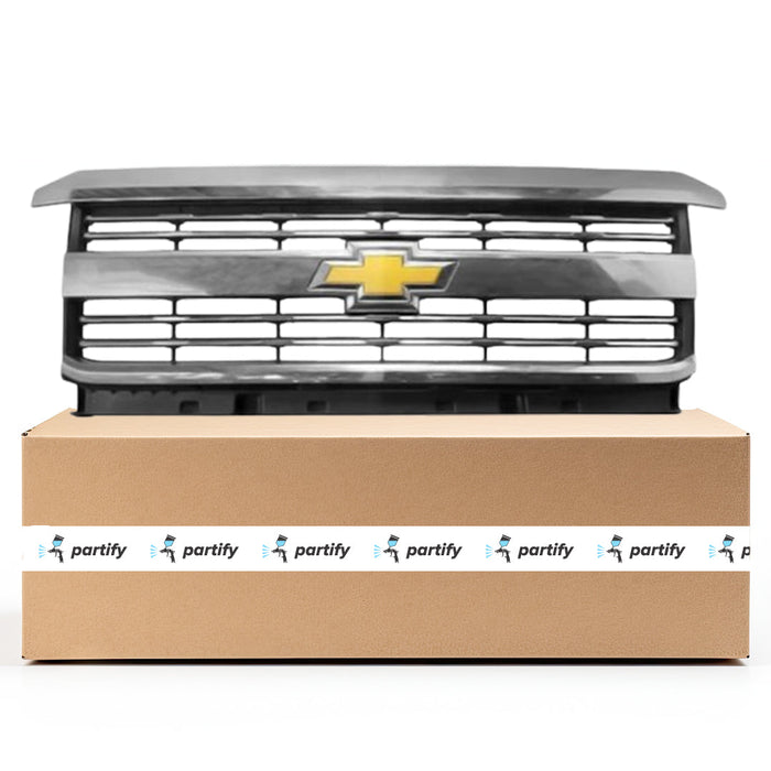 2015-2017 Chevrolet Silverado 2500 HD/3500 HD High Country CAPA Certified Grille Assembly - GM1200782C-Partify-Painted-Replacement-Body-Parts