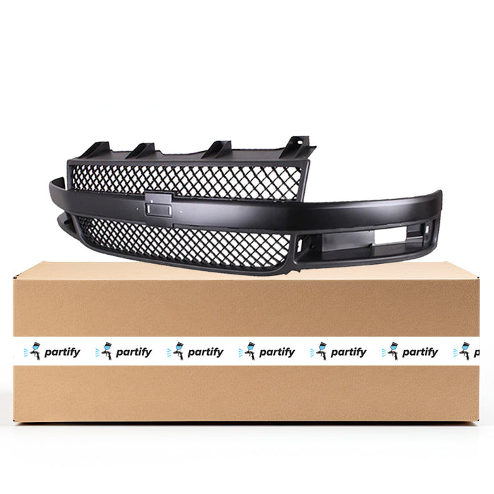 2018-2023 Chevrolet Express 2500/3500 CAPA Certified Grille Black/Gray Assembly - GM1200834C-Partify-Painted-Replacement-Body-Parts