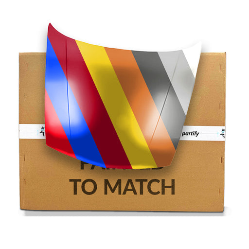 1988-1996 Pontiac Grand Prix CAPA Certified Hood W/O Louver Opening 2 Door/4 Door Coupe/Sedan - GM1230115C-Partify-Painted-Replacement-Body-Parts