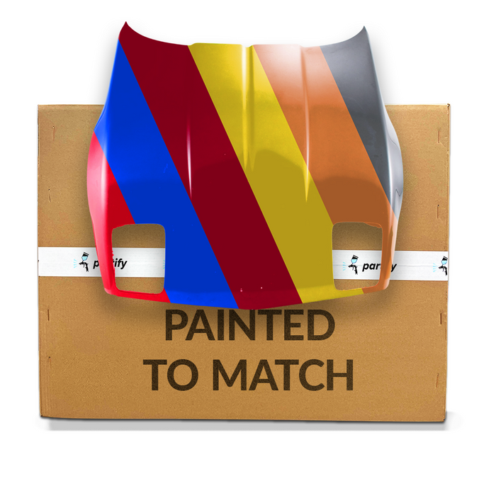 1985-1996 Chevrolet Corvette CAPA Certified Hood - GM1230256C-Partify-Painted-Replacement-Body-Parts