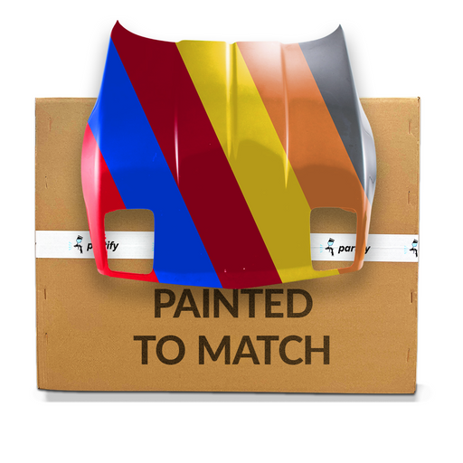 1985-1996 Chevrolet Corvette CAPA Certified Hood - GM1230256C-Partify-Painted-Replacement-Body-Parts