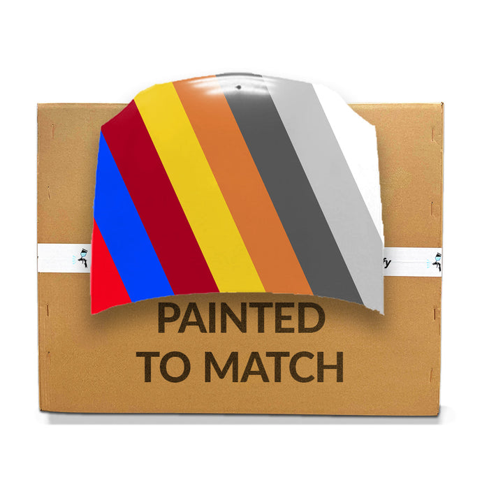 2000-2005 Cadillac DeVille Base CAPA Certified Hood W/O Rpo Tl4 W/Emblem Mounting Hole Aluminum - GM1230289C-Partify-Painted-Replacement-Body-Parts