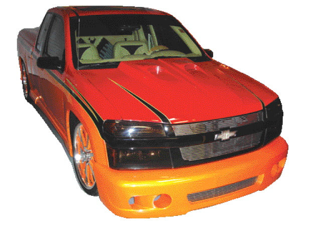 2004-2005 Chevrolet Colorado CAPA Certified Hood Cowl Induction Cobra Design - GM1230328C-Partify-Painted-Replacement-Body-Parts