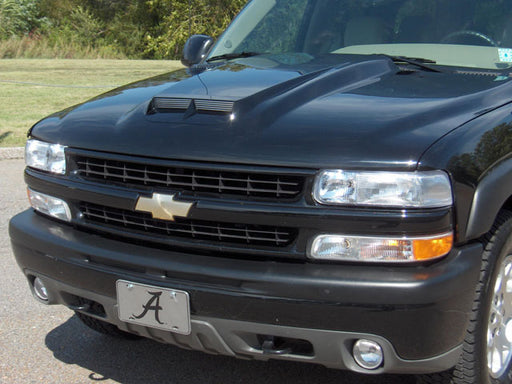 1999-2006 Chevrolet Silverado 1500/2500/Suburban 1500/Suburban 2500/Tahoe CAPA Certified Hood Cowl CAPA Certified Hood Ram Air Style - GM1230360C-Partify-Painted-Replacement-Body-Parts