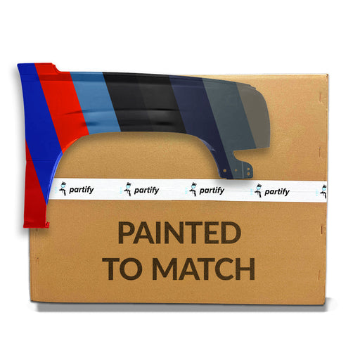 2003-2006 Chevrolet Avalanche Passenger Side Fender Without Textured Body Cladding - GM1241330-Partify-Painted-Replacement-Body-Parts