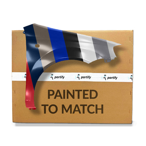 2004-2008 Chevrolet Aveo/Pontiac Wave Front CAPA Certified Passenger Side Fender Hatchback - GM1241348C-Partify-Painted-Replacement-Body-Parts