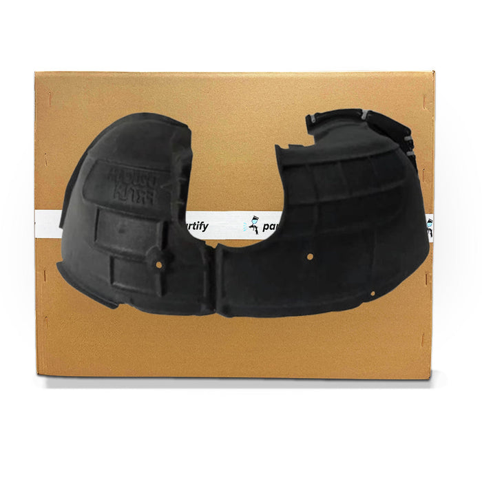 2018-2023 Chevrolet Equinox CAPA Certified Passenger Side Fender Liner Mat: Pet/Thermoform - GM1249278C-Partify-Painted-Replacement-Body-Parts