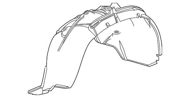 Chevrolet Suburban/Tahoe Fender Liner - GM1249349