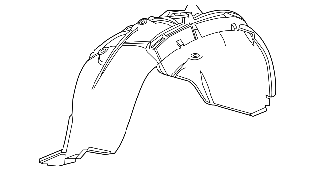 Chevrolet/GMC Tahoe/Yukon/Yukon XL AT4/AT4 Ultimate Fender Liner AT4 - GM1249351