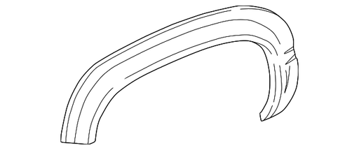 Chevrolet/GMC Blazer/C1500/C1500 Suburban/C2500/C2500 Suburban/C3500/K1500/K1500 Suburban/K2500/K2500 Suburban/K3500/Tahoe/Yukon Except Denali/Plastic Flare Wheel Arch Molding Base - GM1290115