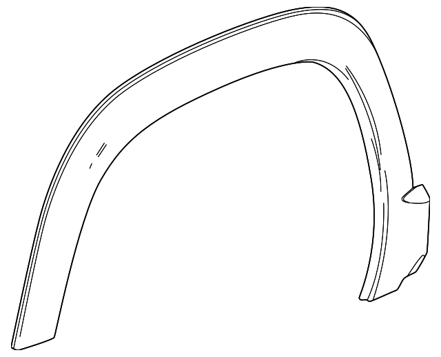 GMC Terrain AT4/Denali Wheel Arch Molding AT4 - GM1291288