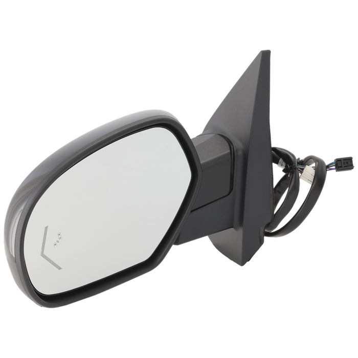 2009-2014 Chevrolet Tahoe Driver Side Door Mirror Heated W/Memory W/Signal W/Blis Pwr-Folding W/O Auto Dimming Assembly - GM1320527-Partify-Painted-Replacement-Body-Parts