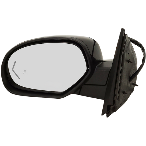 2009-2014 Chevrolet Tahoe Driver Side Door Mirror Heated W/Memory W/Signal W/Blis Pwr-Folding W/O Auto Dimming Assembly - GM1320526-Partify-Painted-Replacement-Body-Parts