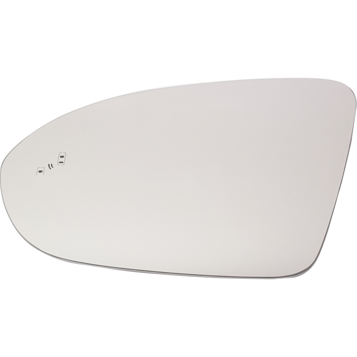 2016-2019 Chevrolet Cruze Driver Side Door Mirror Glass Heated W/Blind Spot Detection Flat - GM1324185-Partify-Painted-Replacement-Body-Parts