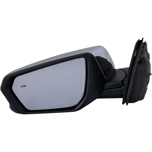 2018-2024 Chevrolet Equinox/GMC Terrain AT4/Base/Black Edition/SL/SLE/SLT Driver Side Door Mirror W/Signal Lamp W/Bsd W/Cover Chrome - GM1320595-Partify-Painted-Replacement-Body-Parts