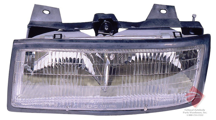 1989-1996 Chevrolet Corsica/Pontiac Tempest Driver Side Headlight Assembly Composite - GM2502109-Partify-Painted-Replacement-Body-Parts