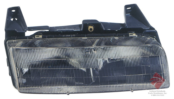 1989-1996 Chevrolet Beretta Passenger Side Headlight Assembly Composite - GM2503112-Partify-Painted-Replacement-Body-Parts
