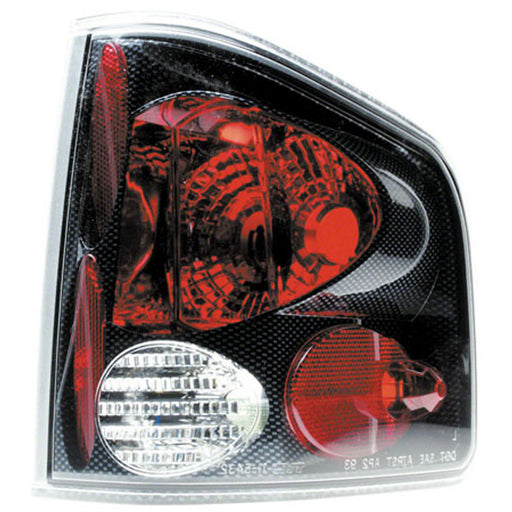 Chevrolet S10/GMC Sonoma Tail Light Set Performance Styled Carbon Fiber Housing W/Gloss Trim W/Clear Lens - GM2811103