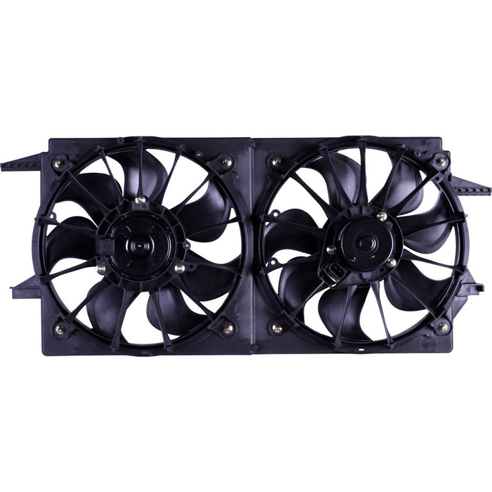 1997-2005 Chevrolet Malibu/Oldsmobile Alero/Cutlass/Pontiac Grand Am Engine Cooling Fan Assembly Dual Fan Assembly 3.4L V6 - GM3115105-Partify-Painted-Replacement-Body-Parts