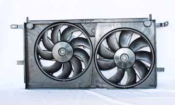 2001-2004 Chevrolet Venture/Oldsmobile Silhouette/Pontiac Montana Engine Cooling Fan Assembly Dual Fan Assembly W/Rear Air Cond - GM3115132-Partify-Painted-Replacement-Body-Parts