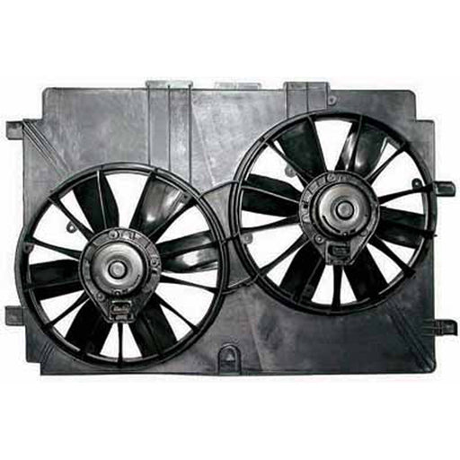 1998-2004 Chevrolet Camaro/Corvette/Pontiac Firebird Engine Cooling Fan Assembly Includes Motors/Blades/Shroud Dual Fan Assembly 5.7L V8 - GM3115141-Partify-Painted-Replacement-Body-Parts