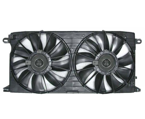 2000-2005 Cadillac DeVille/Oldsmobile Aurora Engine Cooling Fan Assembly Dual Fan Assembly Standard Duty 4L V8 - GM3115142-Partify-Painted-Replacement-Body-Parts