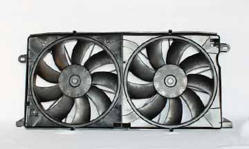 1998-2004 Cadillac Seville Engine Cooling Fan Assembly Dual Fan Assembly - GM3115143-Partify-Painted-Replacement-Body-Parts