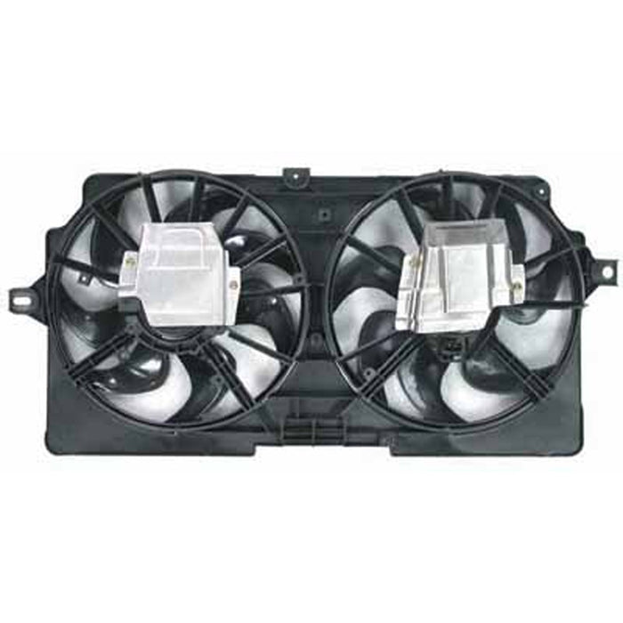 1999 Chevrolet Venture/Oldsmobile Silhouette/Pontiac Trans Sport Engine Cooling Fan Assembly Dual Fan Assembly W/Heavy Duty Cooling - GM3115155-Partify-Painted-Replacement-Body-Parts