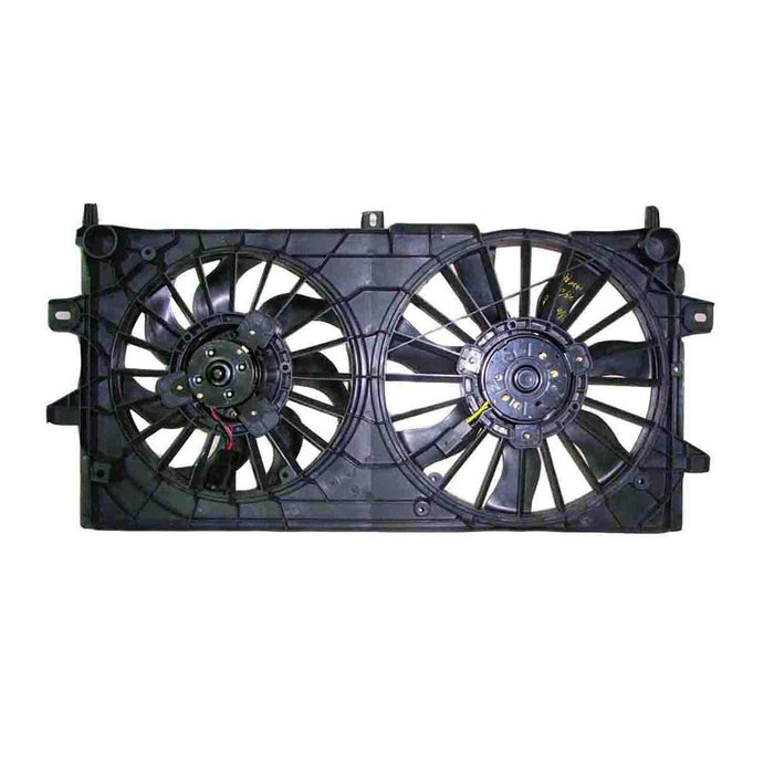2006-2011 Chevrolet Impala/Monte Carlo 50th Anniversary Edition/LS/LT/LTZ Engine Cooling Fan Assembly Motor/Blade/Shroud Assembly 3.5L V6/3.9L V6 - GM3115187-Partify-Painted-Replacement-Body-Parts
